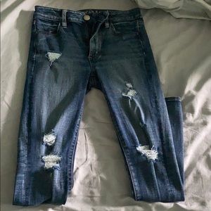 American Eagle high rise skinny jeans